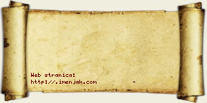 Marija Poljaković vizit kartica